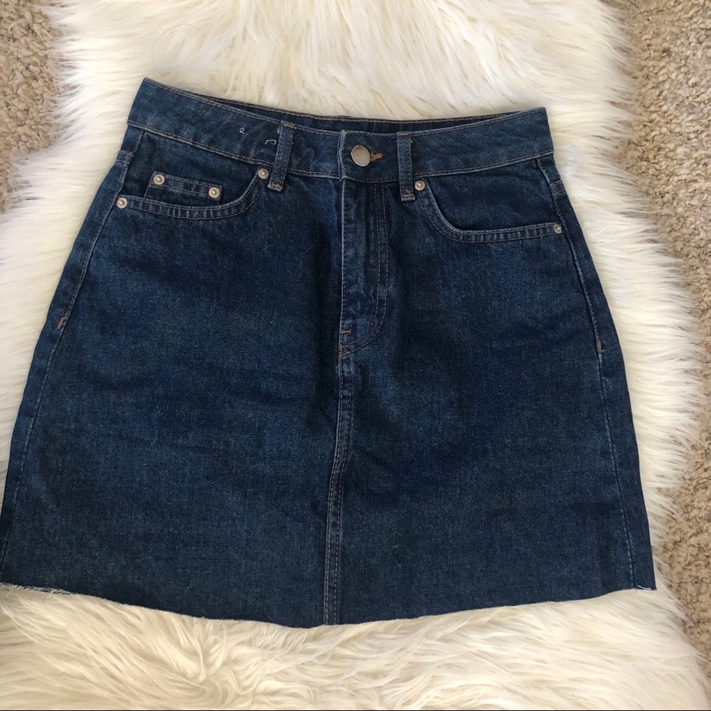 Size 0 denim skirt